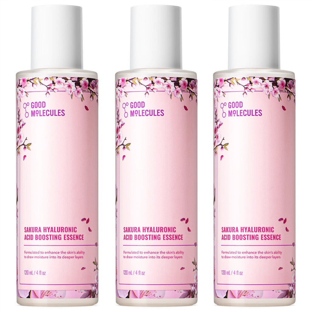 Sakura Hyaluronic Acid Boosting Essence - 120ml (3-Pack)